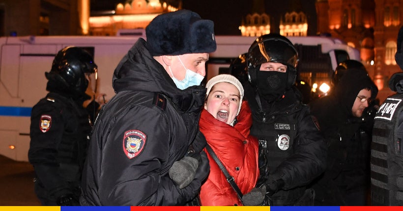 Guerre en Ukraine : plus de 2 500 manifestants contre l'invasion ont été arrêtés en Russie