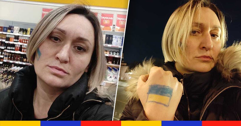 Lesya, habitante de Moscou, manifeste contre la guerre en Ukraine : "La police m’a embarquée en 20 secondes"