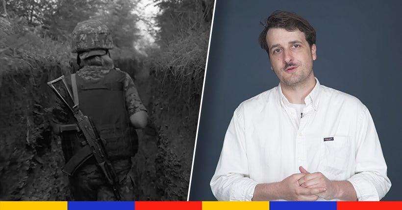 Loup Bureau a passé quatre mois dans les tranchées ukrainiennes du Donbass : "C’est la Première Guerre mondiale, transposée en Ukraine"